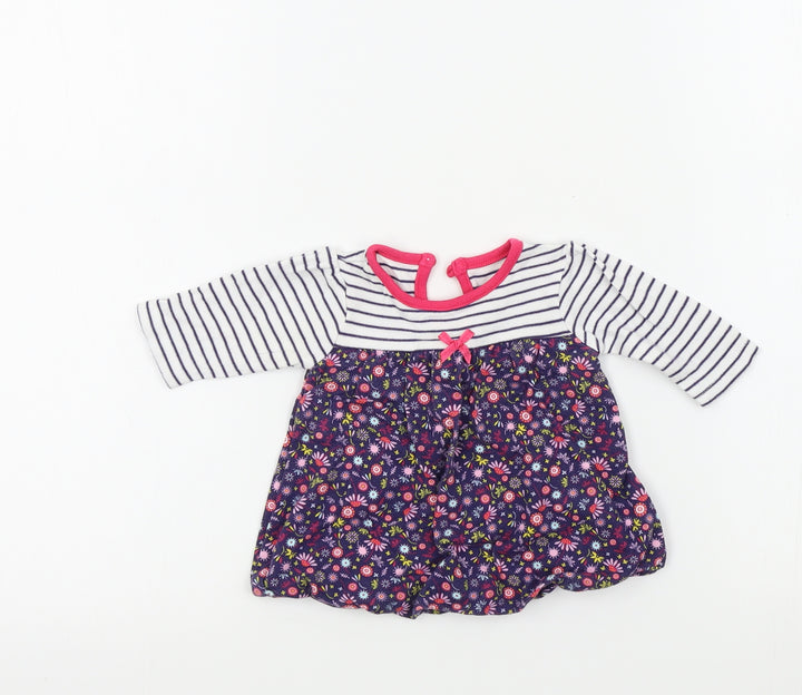 George Girls Multicoloured Floral  Fit & Flare  Size 0-3 Months