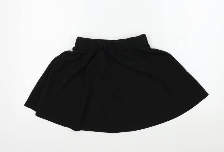 Preworn Womens Black Flare Skirt Size M