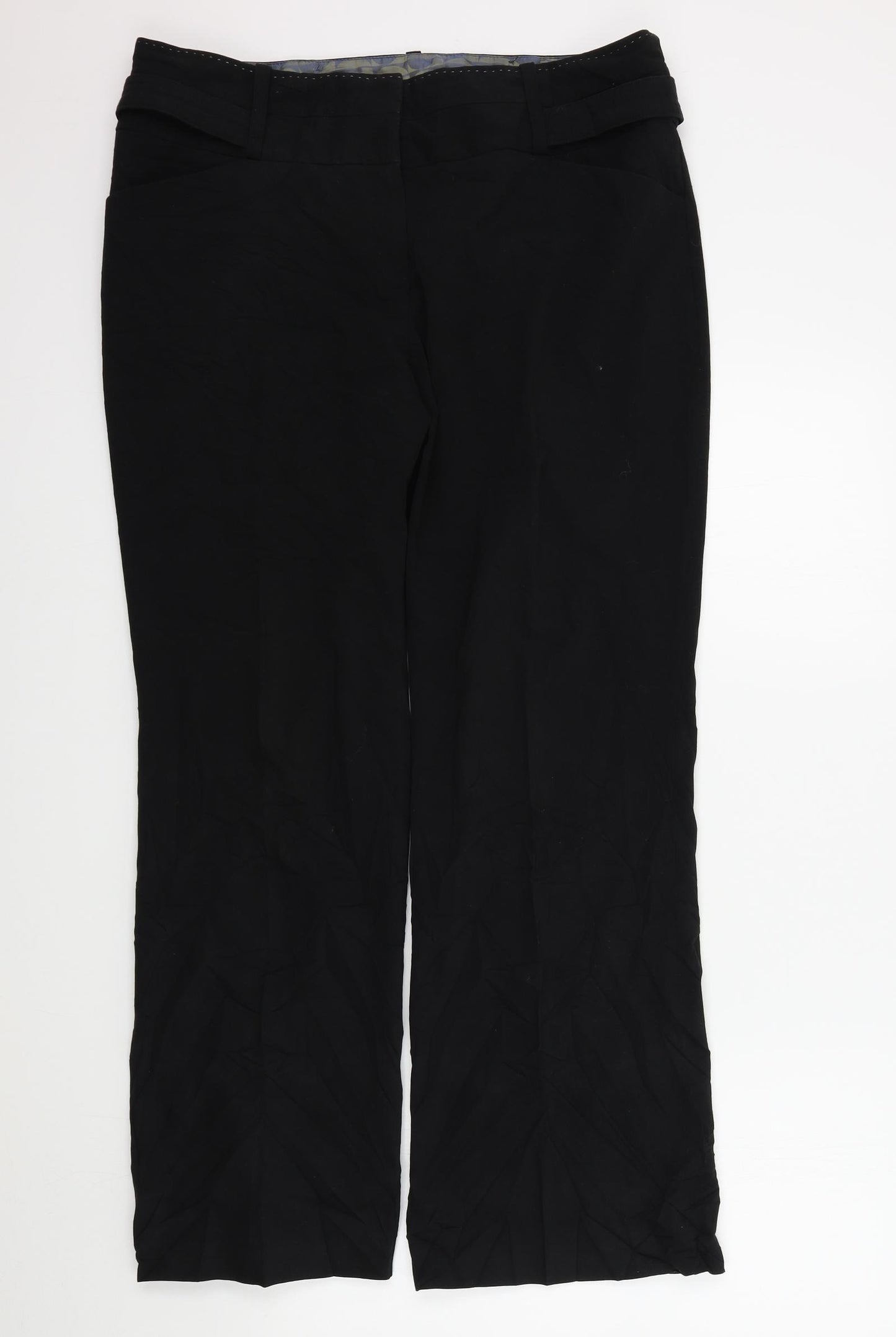 NEXT Womens Black   Trousers  Size 16 L30 in
