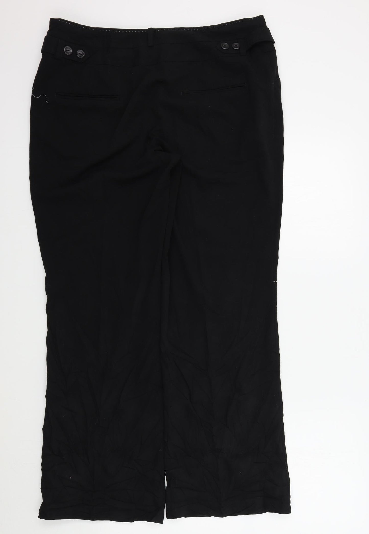 NEXT Womens Black   Trousers  Size 16 L30 in