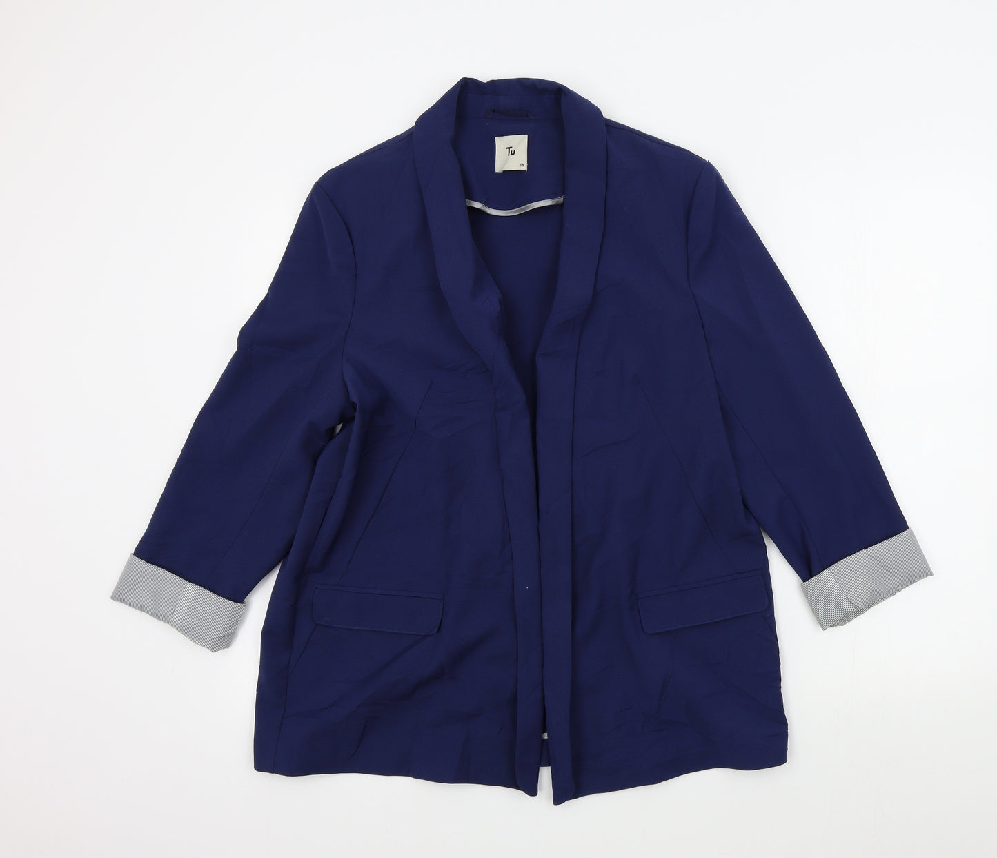 TU Womens Blue   Jacket  Size 16