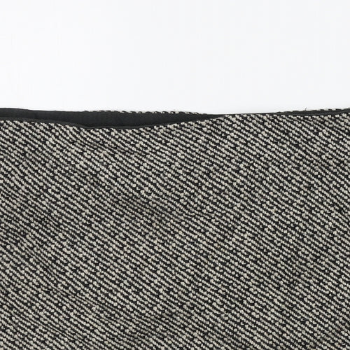 Gap Womens Black Geometric  A-Line Skirt Size 12
