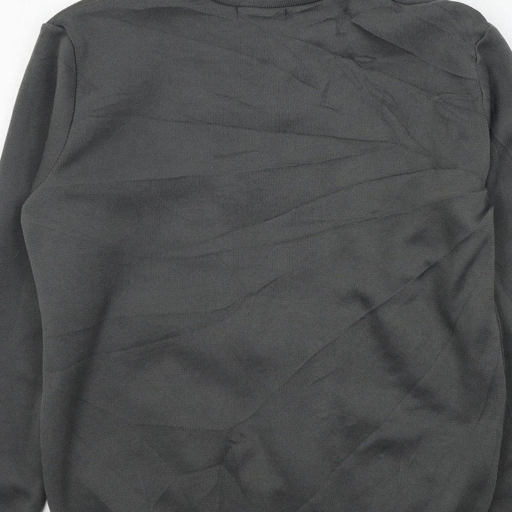 Boohoo Mens Grey   Full Zip Jumper Size M