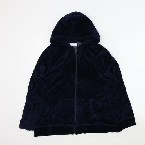 cotswold Womens Blue   Full Zip Jumper Size L