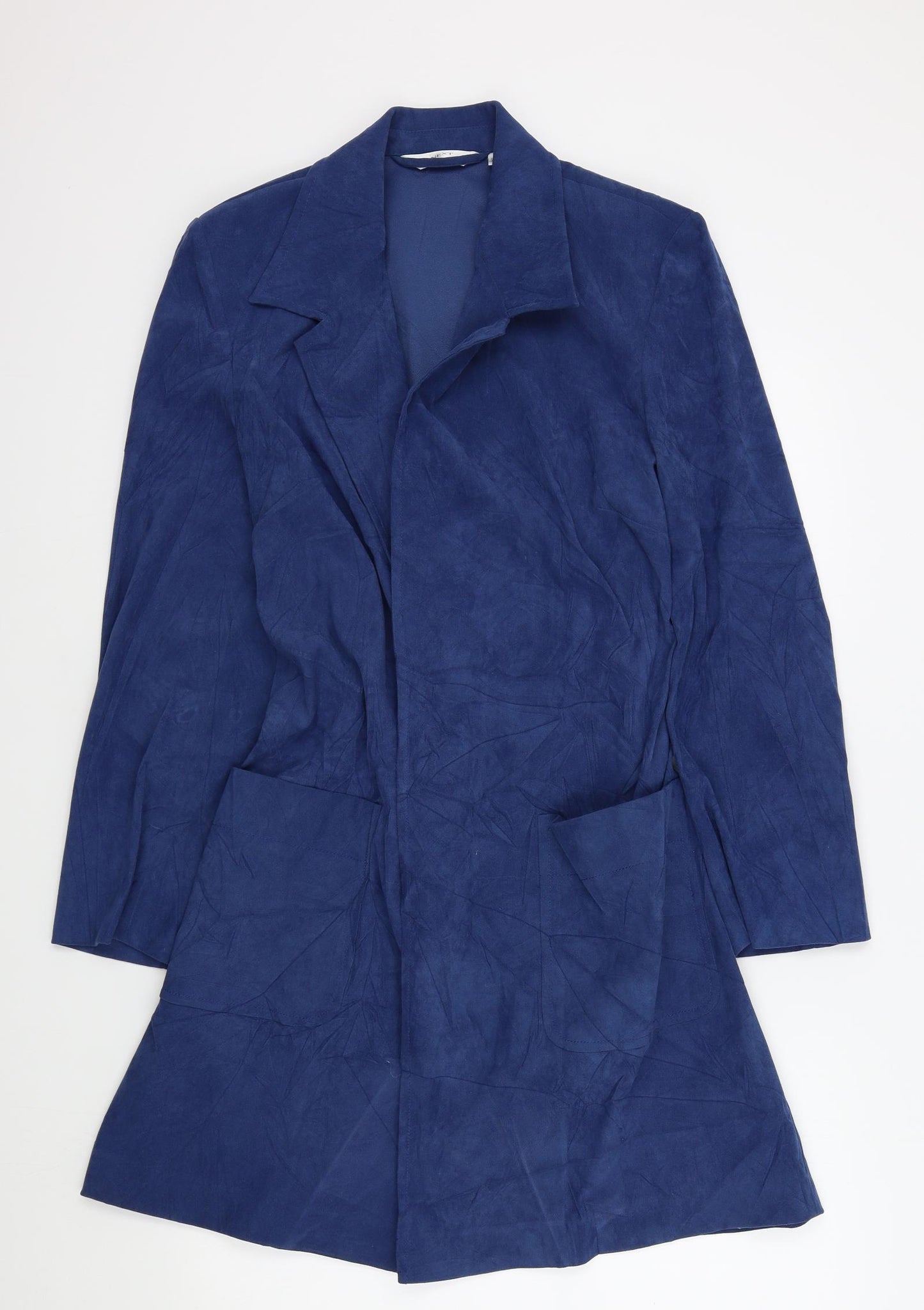 NEXT Womens Blue   Overcoat Coat Size 14