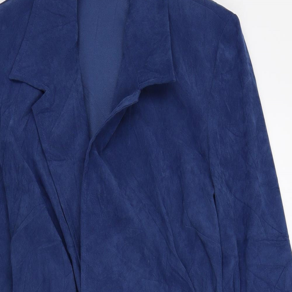 NEXT Womens Blue   Overcoat Coat Size 14