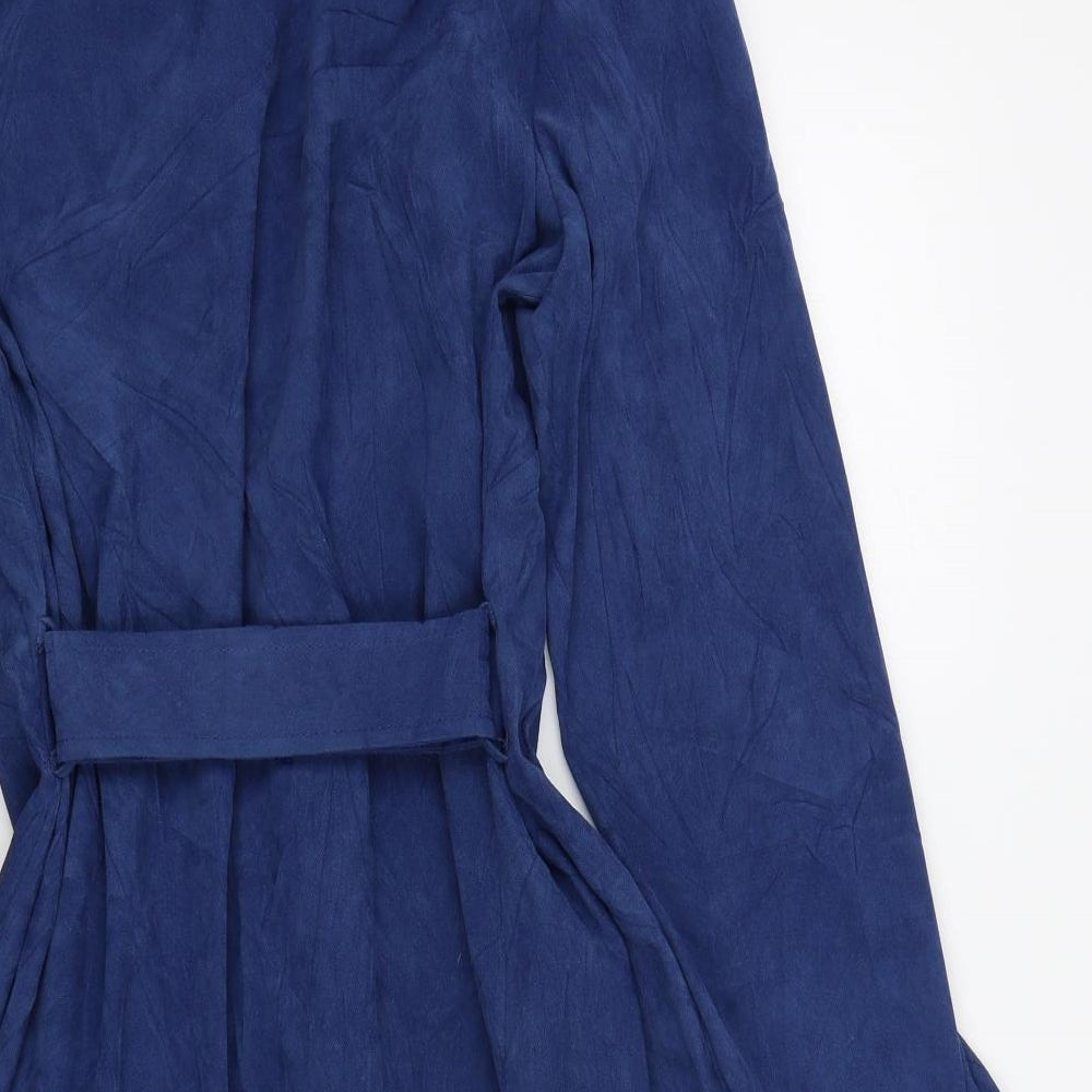 NEXT Womens Blue   Overcoat Coat Size 14