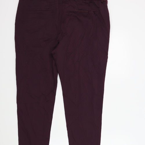 M&S Womens Purple   Trousers  Size 18 L23 in