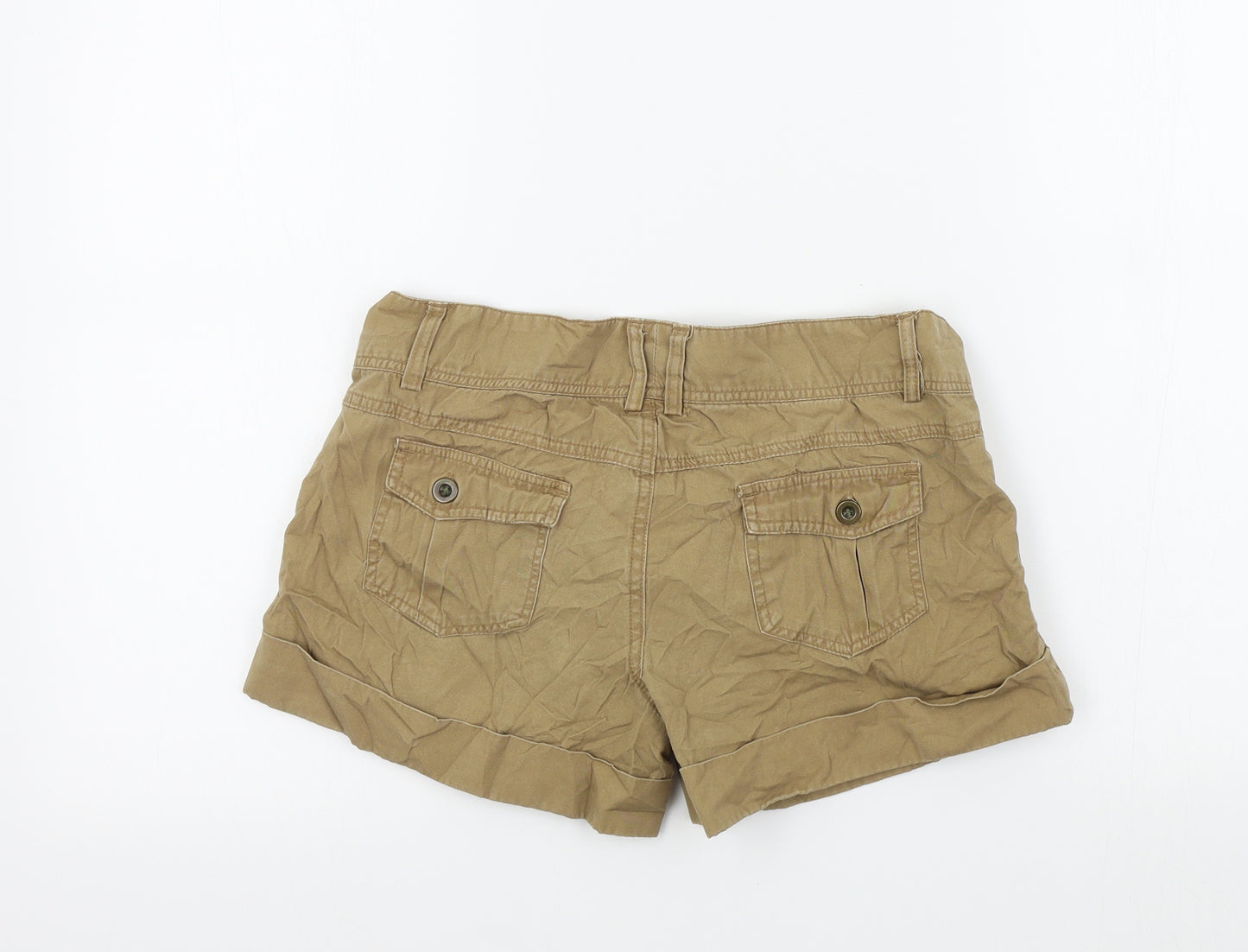 Primark Womens Brown Colourblock  Bermuda Shorts Size 10