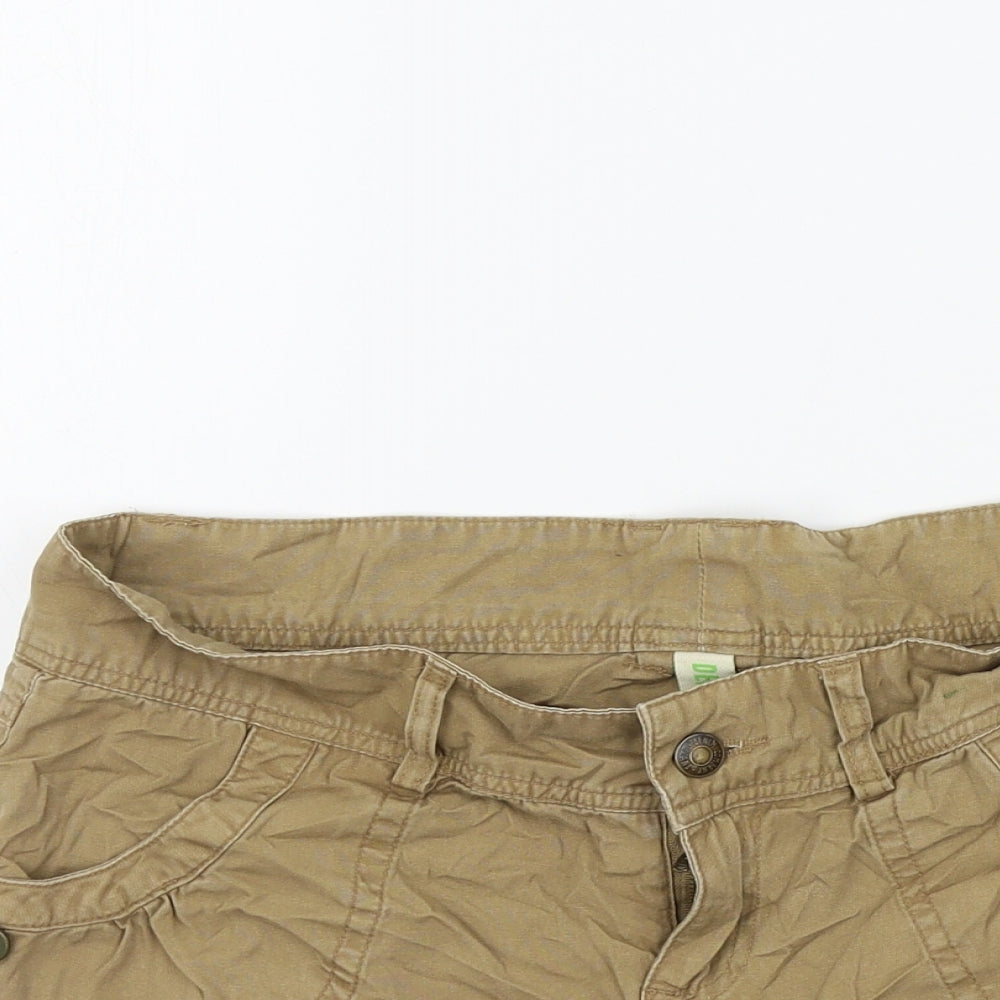 Primark Womens Brown Colourblock  Bermuda Shorts Size 10