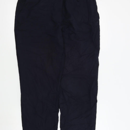M&S Womens Blue   Trousers  Size 16 L27 in