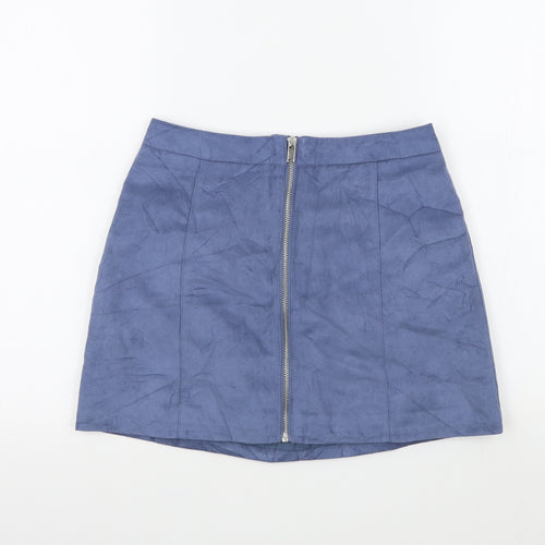 H&M Womens Blue   A-Line Skirt