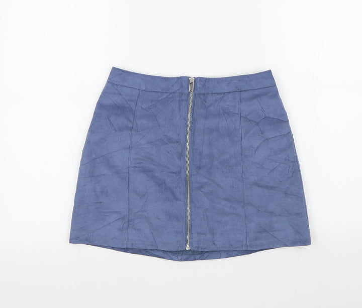 H&M Womens Blue A-Line Skirt