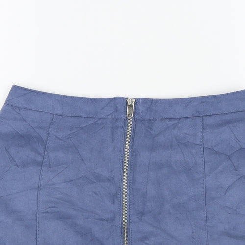 H&M Womens Blue   A-Line Skirt