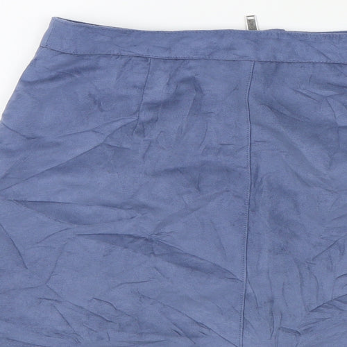 H&M Womens Blue   A-Line Skirt
