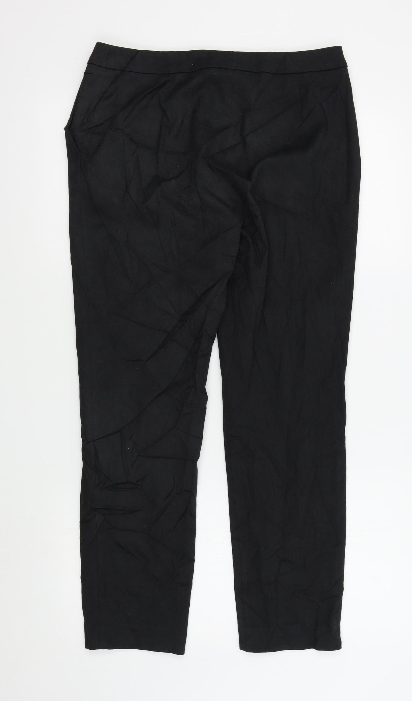 Jaeger Womens Black   Trousers  Size 10 L28 in