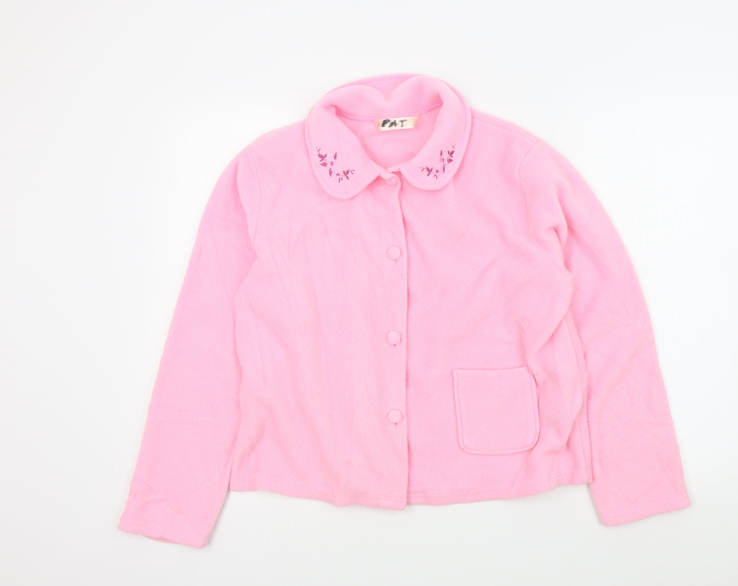 Lady Selena Womens Pink Solid  Top Pyjama Top Size 16