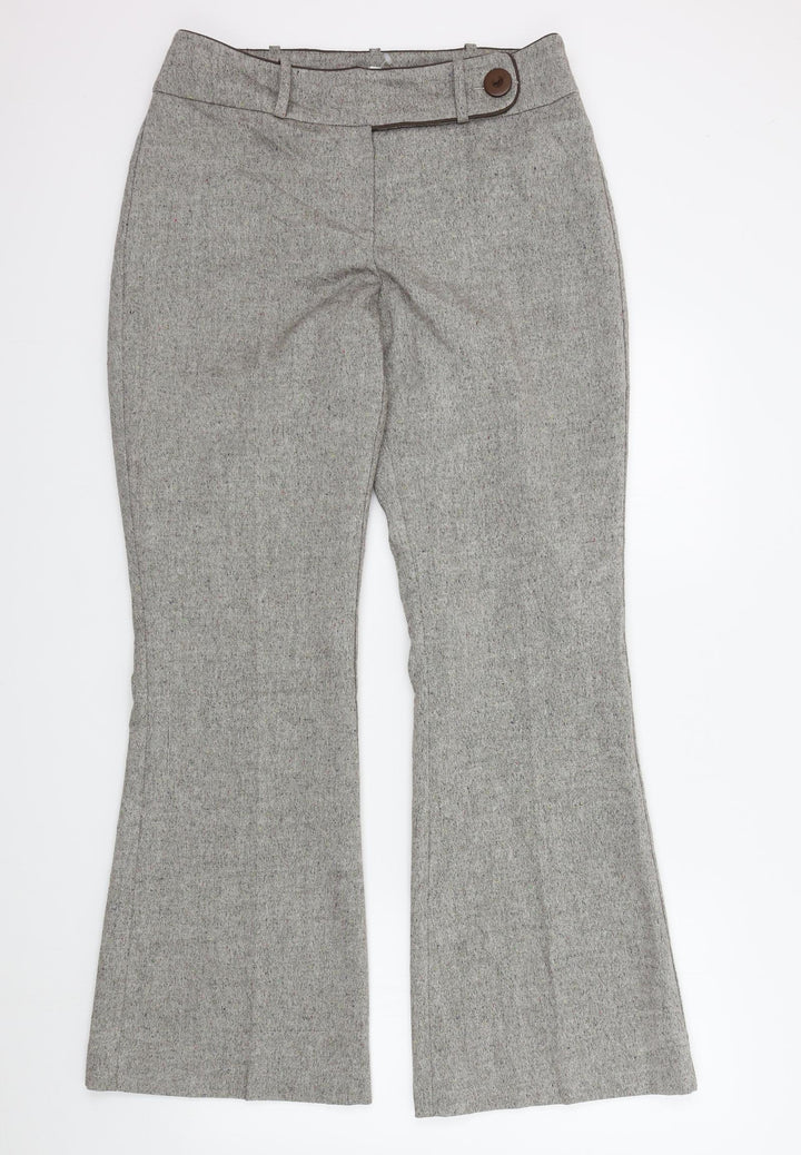 Littlewoods Womens Brown Trousers Size 14 L31 in