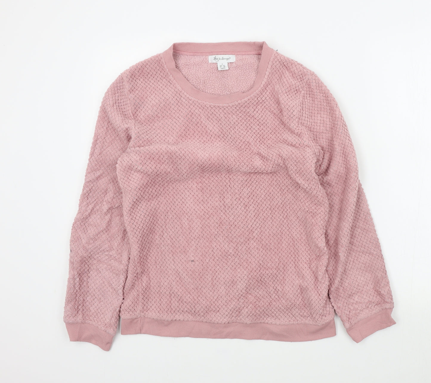 Primark Womens Pink Solid  Top Pyjama Top Size 10