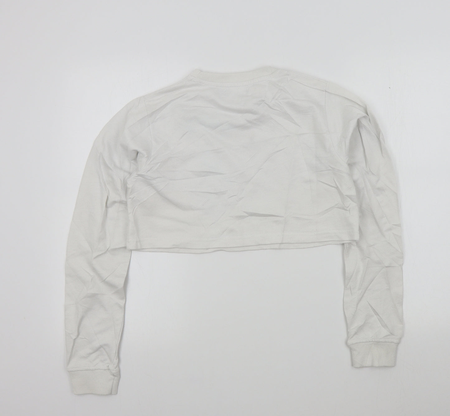 PRETTYLITTLETHING Womens White   Pullover Jumper Size 10