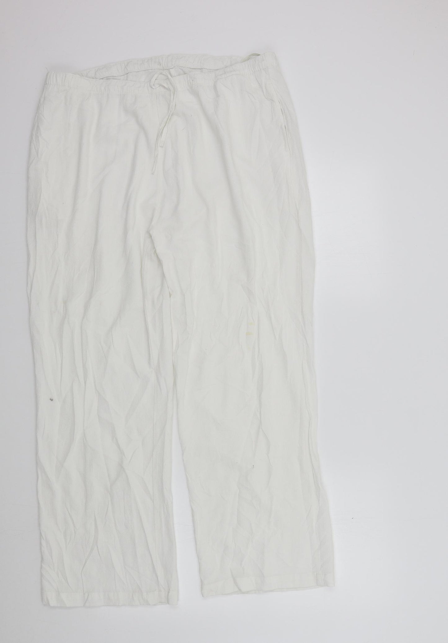 EWM Womens White   Trousers  Size 20 in L27 in