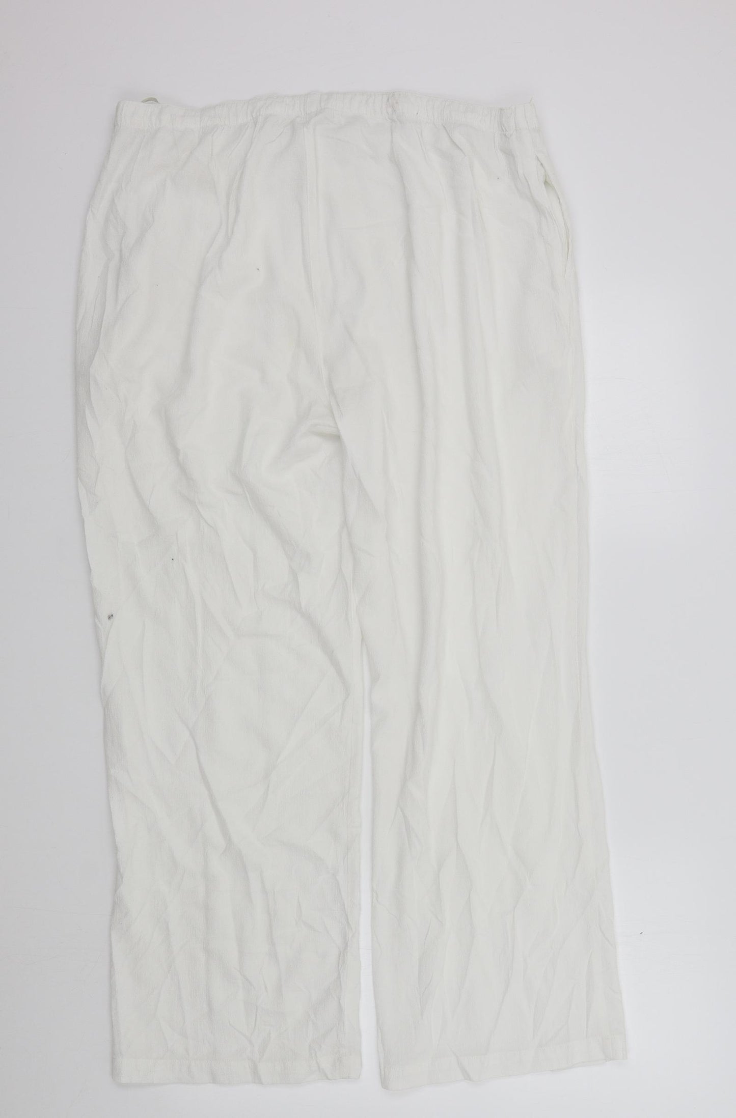 EWM Womens White   Trousers  Size 20 in L27 in