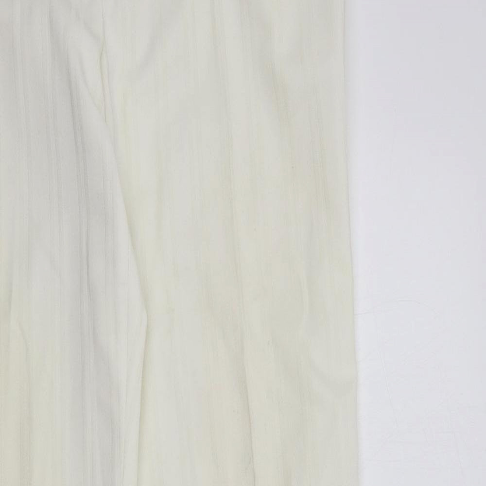 NEXT Womens White   Sweatpants Trousers Size 12 L31 in