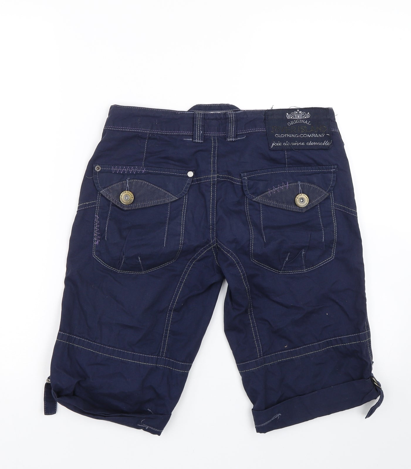 River Island Womens Blue   Bermuda Shorts Size 6