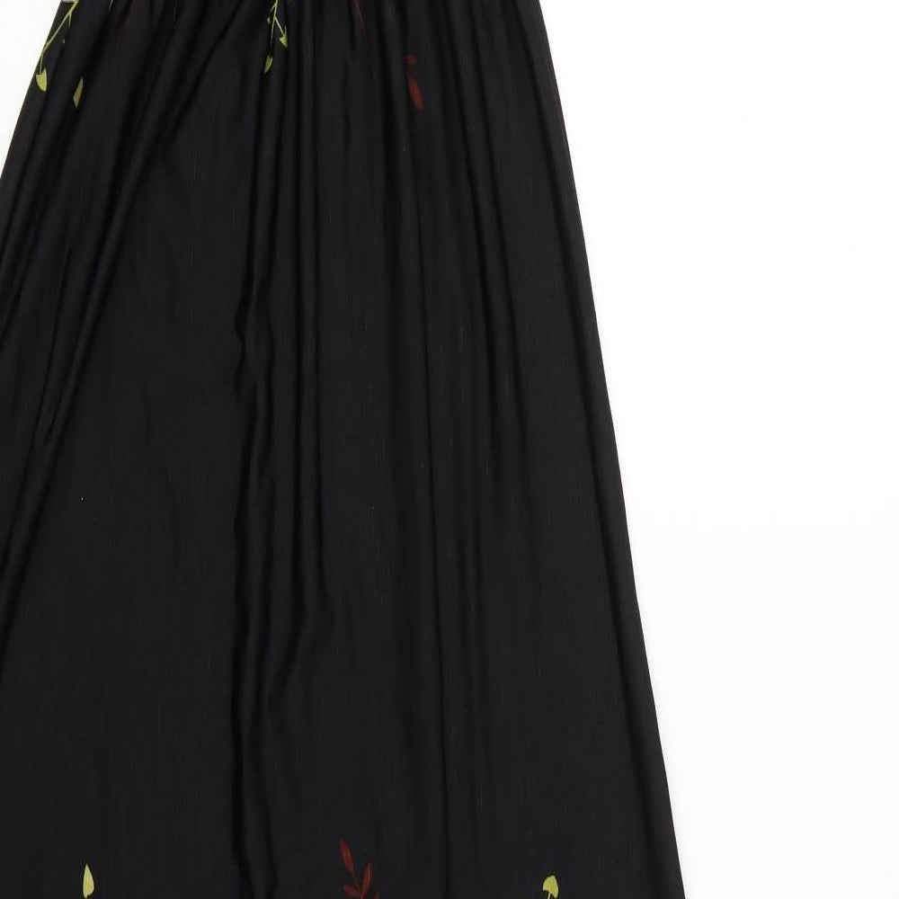 Apricot Womens Black Floral  T-Shirt Dress  Size XS