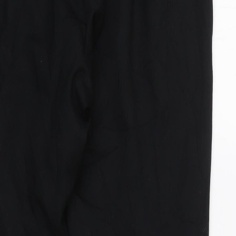 M&S Womens Black   Compression Leggings Size L L26 in