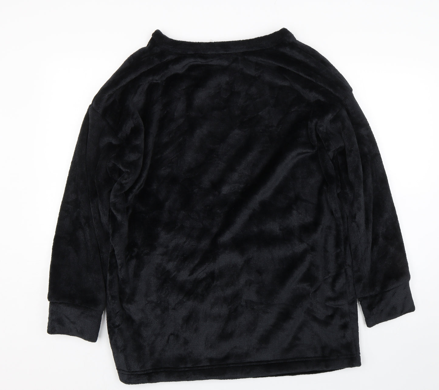 M&S Womens Black   Top Pyjama Top Size 14  - Disney