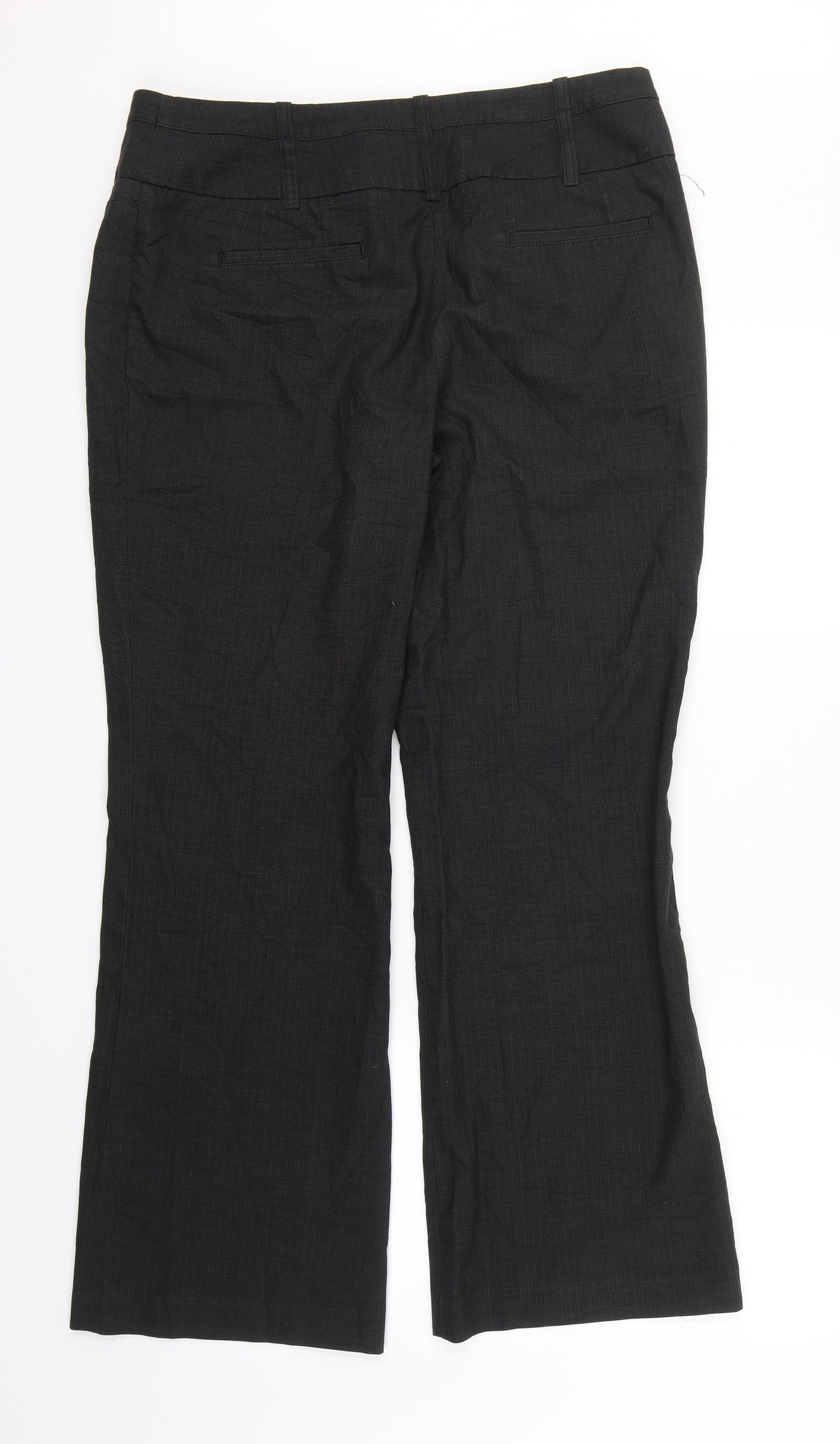 NEXT Womens Black   Trousers  Size 14 L28.5 in