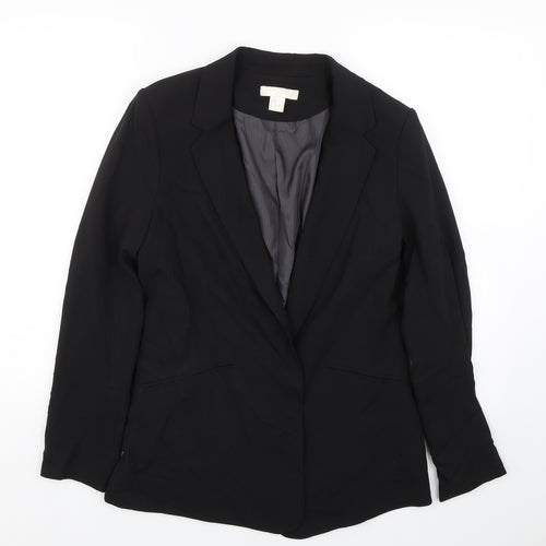 H&M Womens Black   Jacket Suit Size 12
