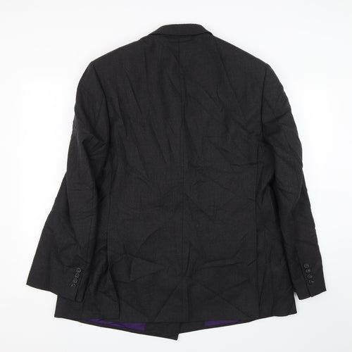 M&S Mens Black   Jacket Suit Jacket Size M