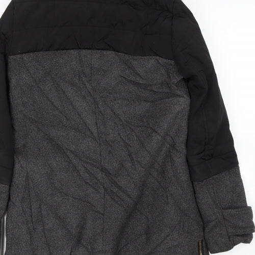 Zara Womens Grey   Overcoat Coat Size S