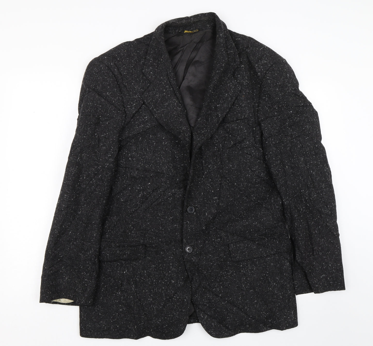 Sam Reme Mens Black   Jacket Coat Size L