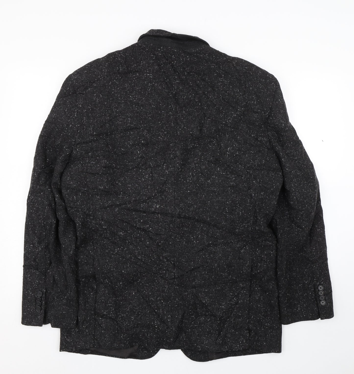 Sam Reme Mens Black   Jacket Coat Size L