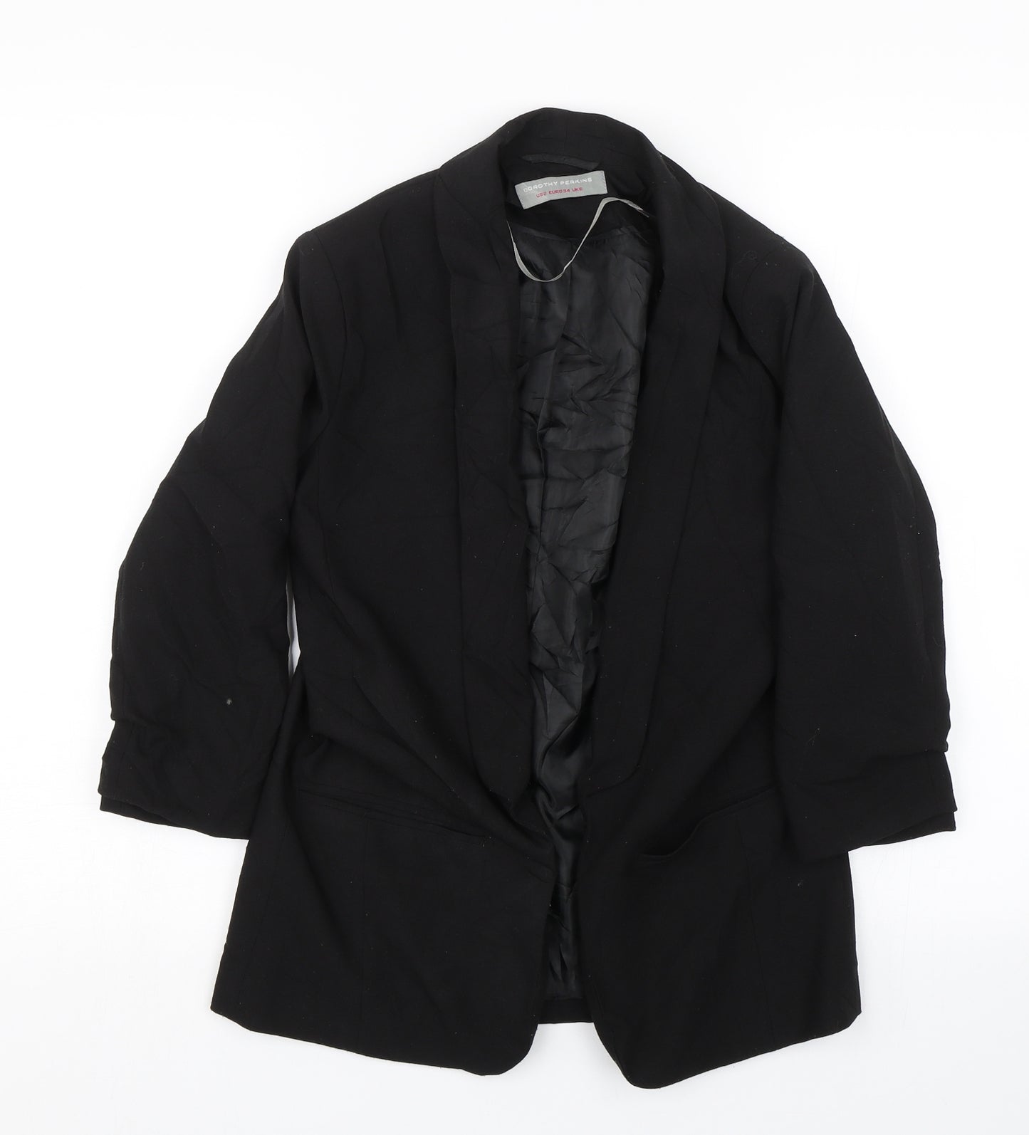 Dorothy Perkins Womens Black   Jacket Suit Size 6