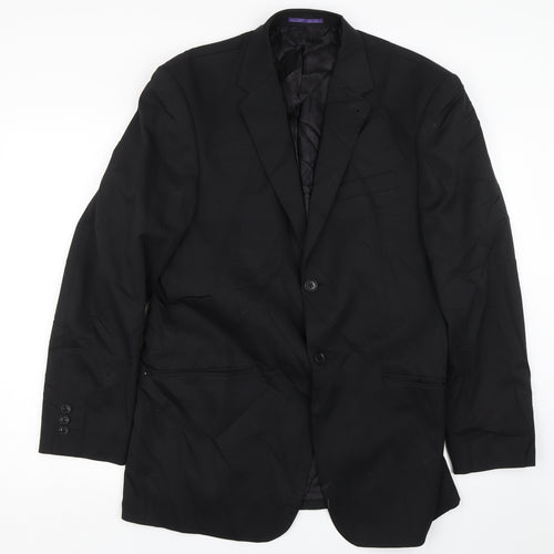 NEXT Mens Black   Jacket Suit Size 40