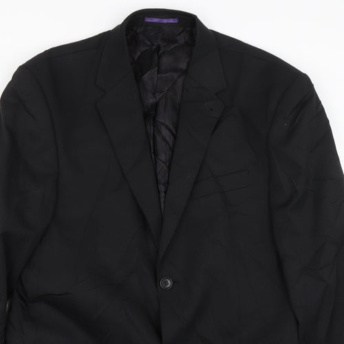 NEXT Mens Black   Jacket Suit Size 40