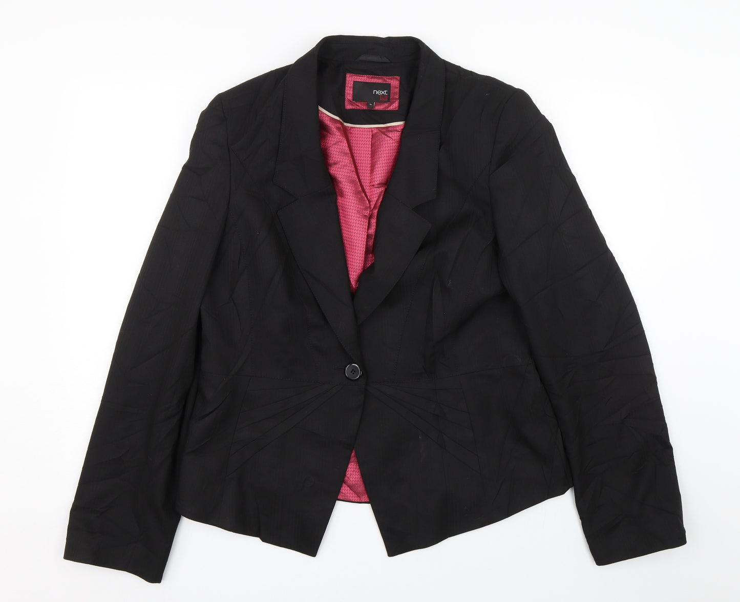 NEXT Womens Black   Jacket Suit Size 18