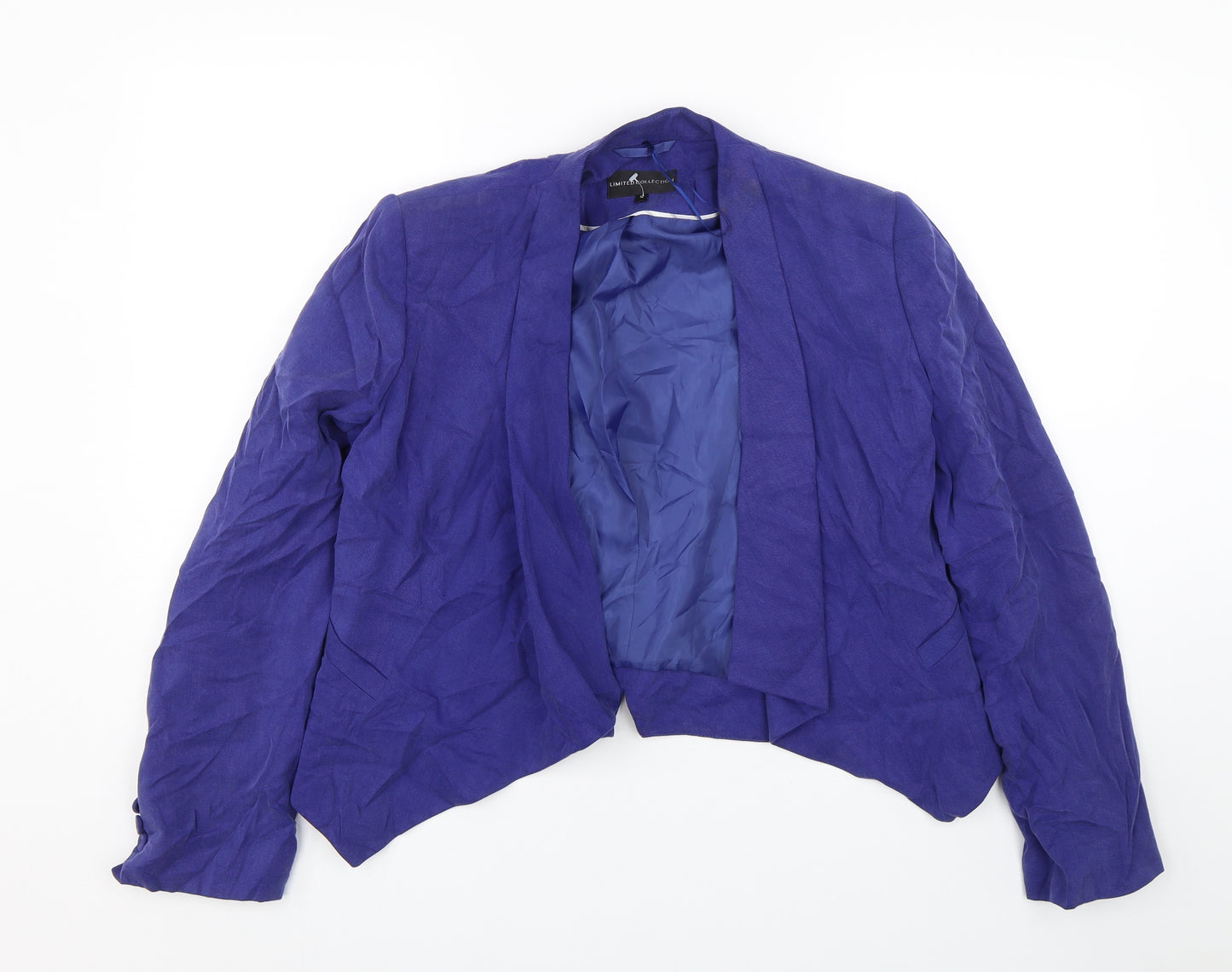 M&S Womens Blue   Jacket Suit Size 12