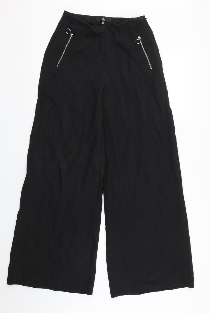 Missguided Womens Black   Trousers  Size 8 L30 in