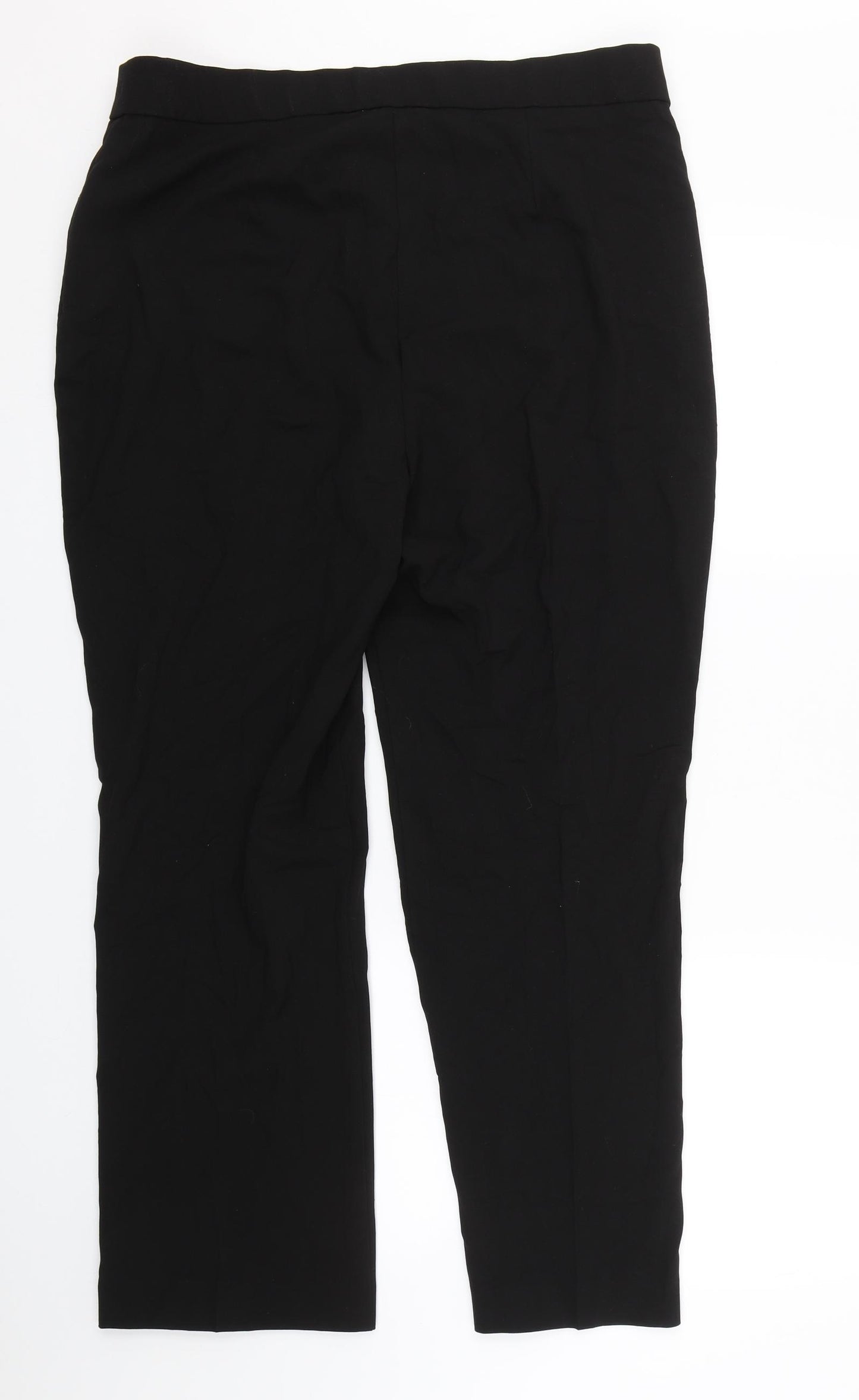 Magi Womens Black   Trousers  Size 18 L26 in
