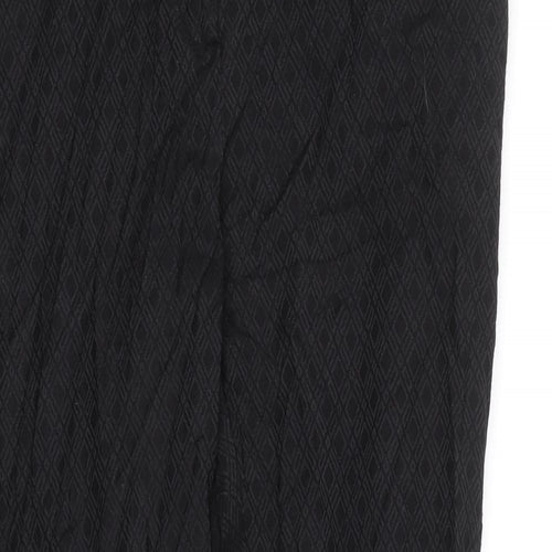 Jobis Womens Black Argyle/Diamond  Trousers  Size 12 L27 in