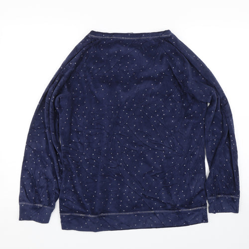 TU Womens Blue Polka Dot  Top Pyjama Top Size 12