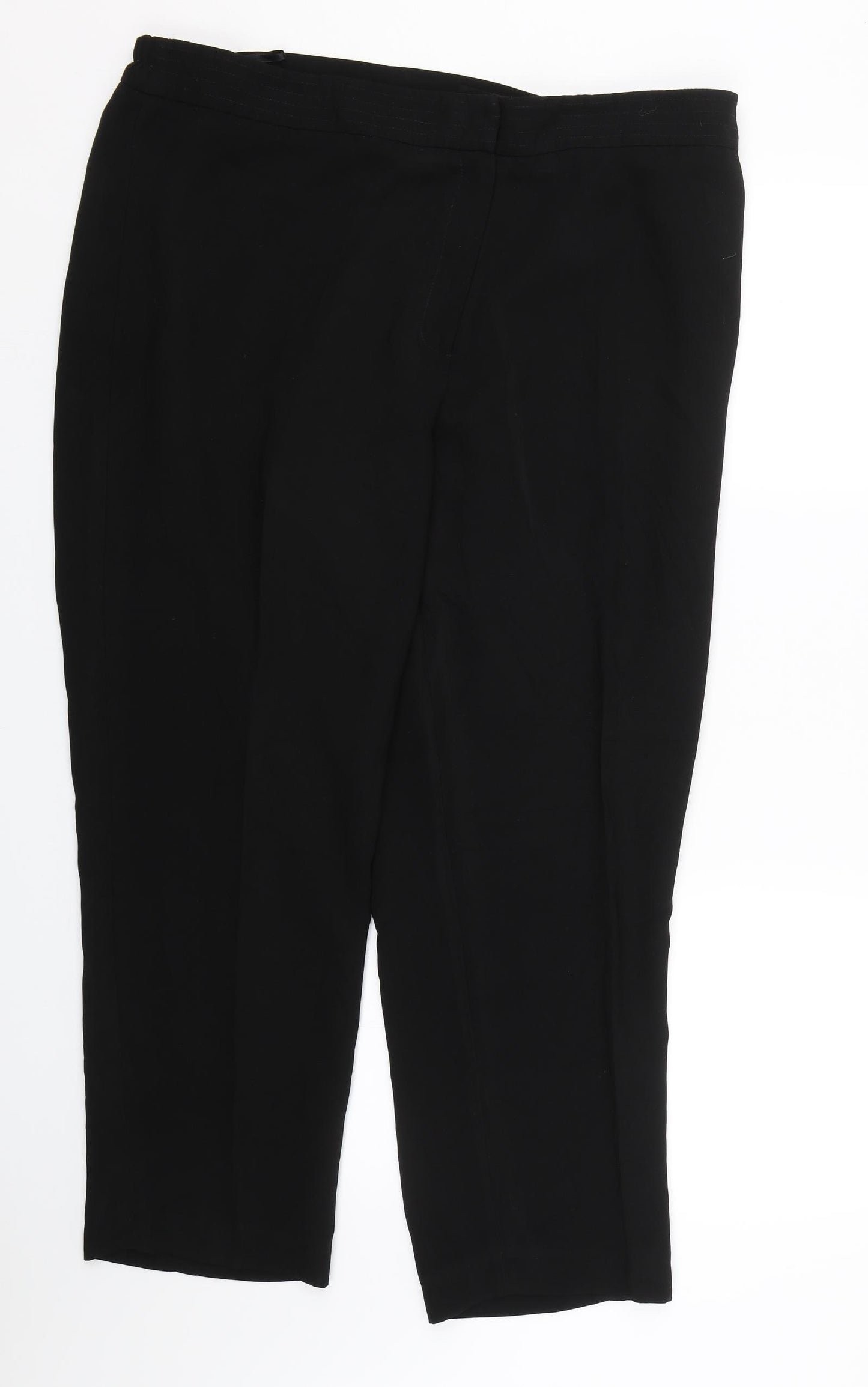 Ann Harvey Womens Black   Trousers  Size 20 L26.5 in