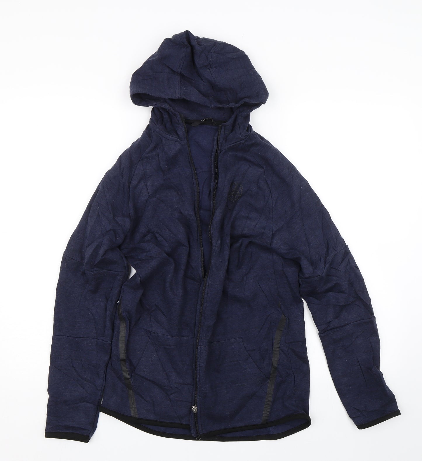 George Boys Blue   Full Zip Hoodie Size 13-14 Years