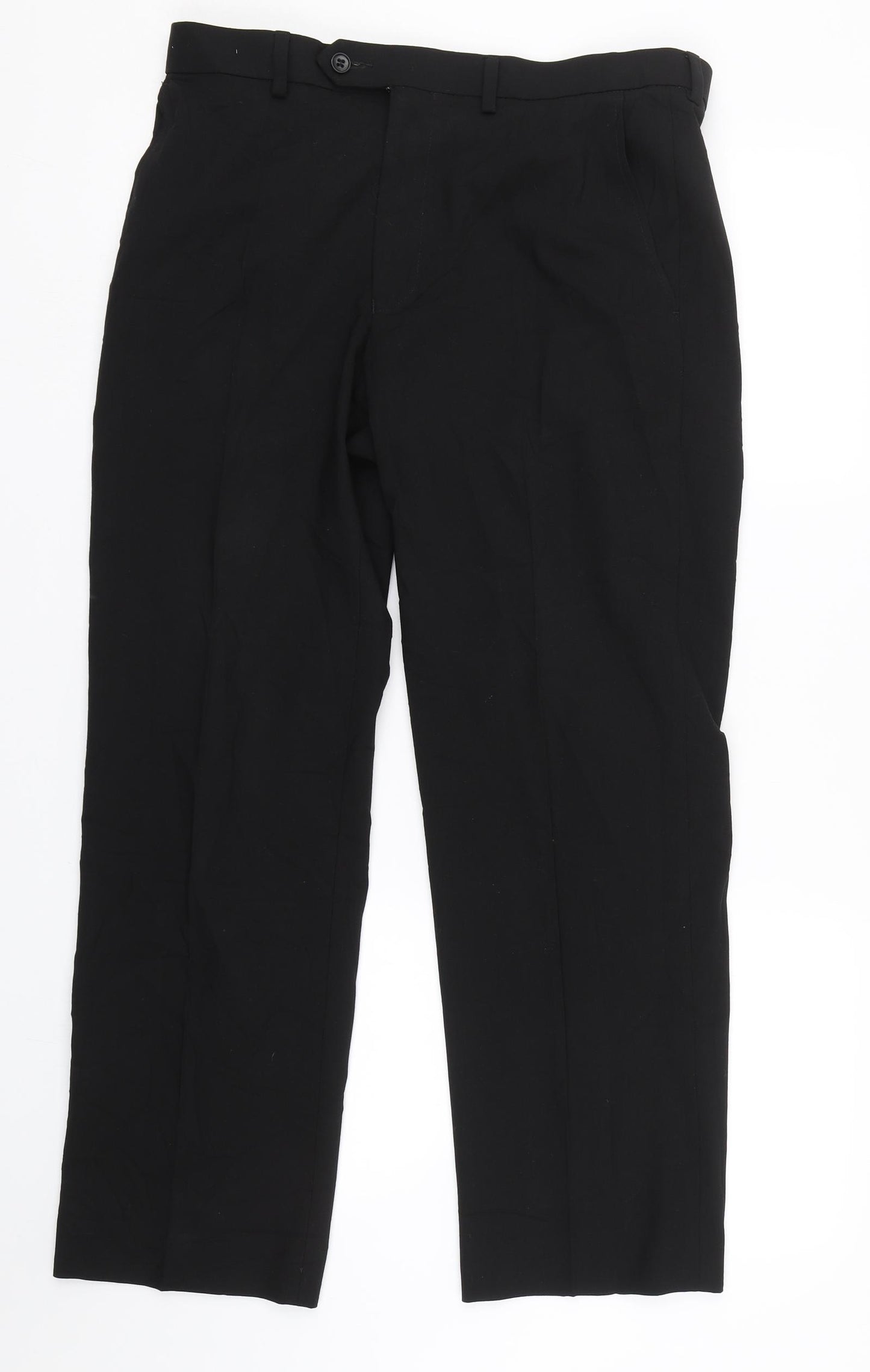 M&S Womens Black   Trousers  Size 32 L25 in