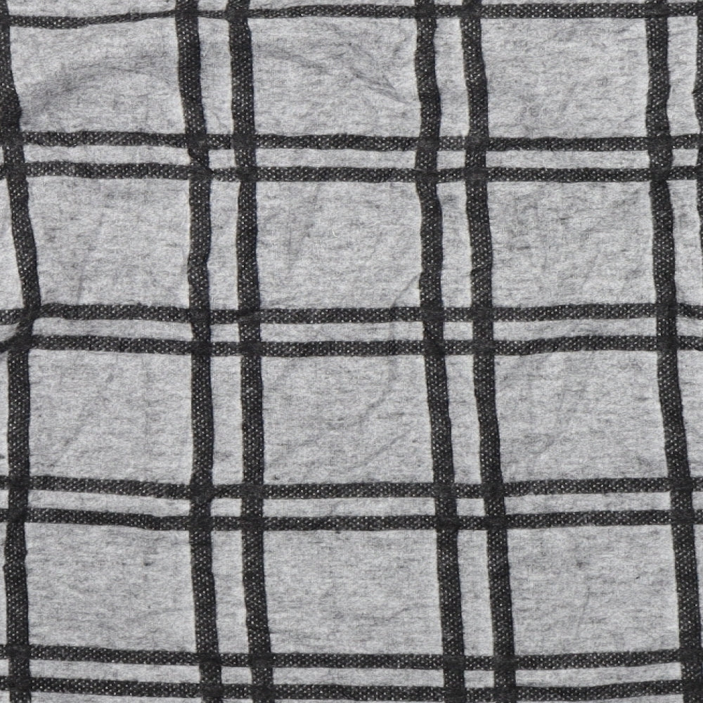 TU Womens Grey Check  Basic T-Shirt Size 20
